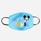 Mickey Mouse Face Cloth Cover Fun Font