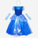 Disney Princess Cinderella Ball Gown Costume Blue