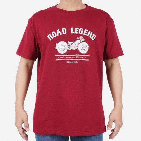 Men's Club Road Legend Maroon Tee