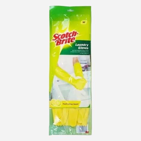 3M Scotch Brite Heavy Duty Laundry Gloves (Medium)