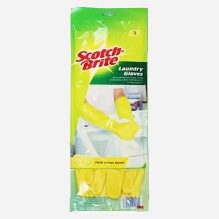 3M Scotch Brite Heavy Duty Laundry Gloves (Small)