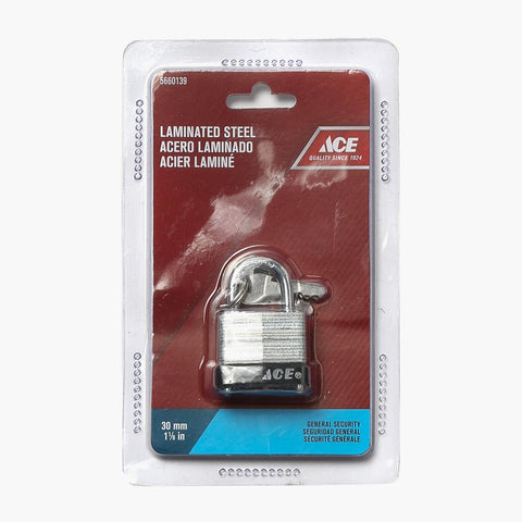 Ace Laminated Padlock 30mm