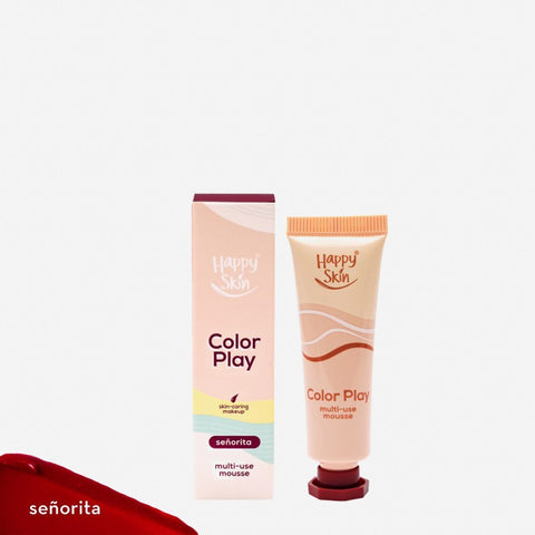 Happy Skin Color Play Multi-Use Mousse 10Ml  Senorita