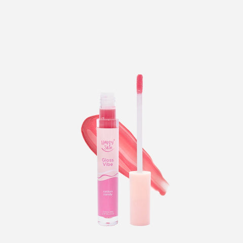 Happy Skin Gloss Vibe Cooling Lip Gloss 10Ml  Cotton Candy