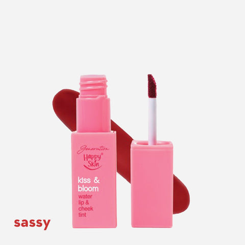 Generation Happy Skin Kiss & Bloom Water Lip & Cheek Tint 6.5Ml  Sassy