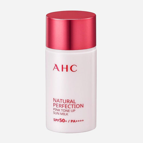 Ahc Natural Perfection Pink Tone Up Sun Milk 30Ml