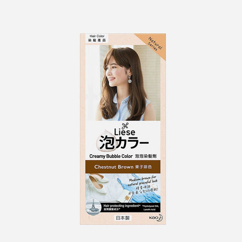 Liese Creamy Bubble Hair Color 100G  Chestnut Brown