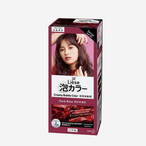 Liese Creamy Bubble Hair Color 100G  Dark Rose