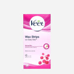 Veet 12-Piece Wax Strips For Normal Skin