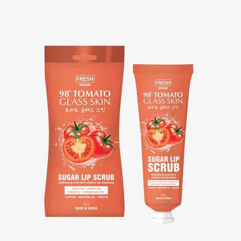 Fresh Tomato Glass Skin Sugar Lip Therapy Scrub 25G