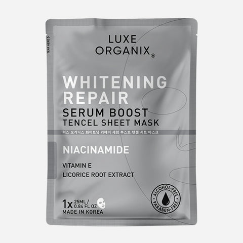 Luxe Organix Whitening Repair Serum Boost Sheet Mask 25Ml