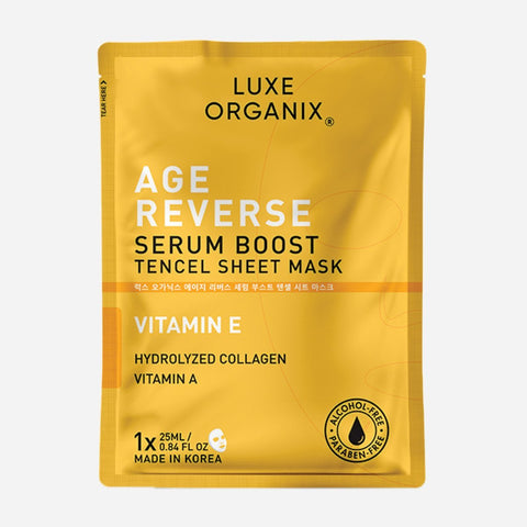 Luxe Organix Age Reverse Serum Boost Sheet Mask 25Ml