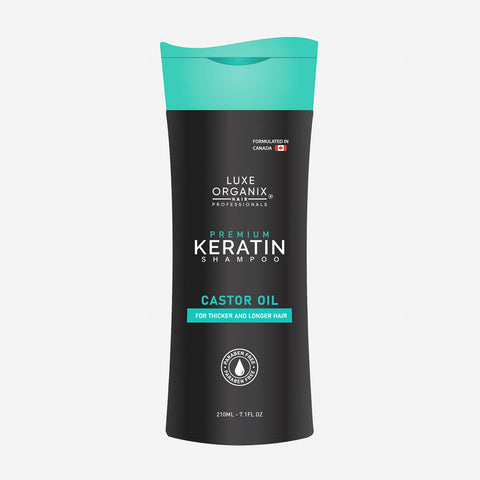 Luxe Organix Premium Keratin Shampoo 210Ml Castor Oil
