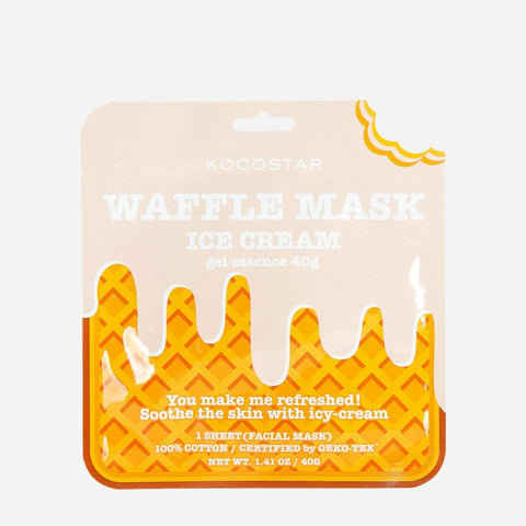 Kocostar Ice Cream Waffle Cotton Face Sheet Mask 40G