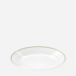 Corelle 16pc Dinnerware Set - Double Ring (Green)
