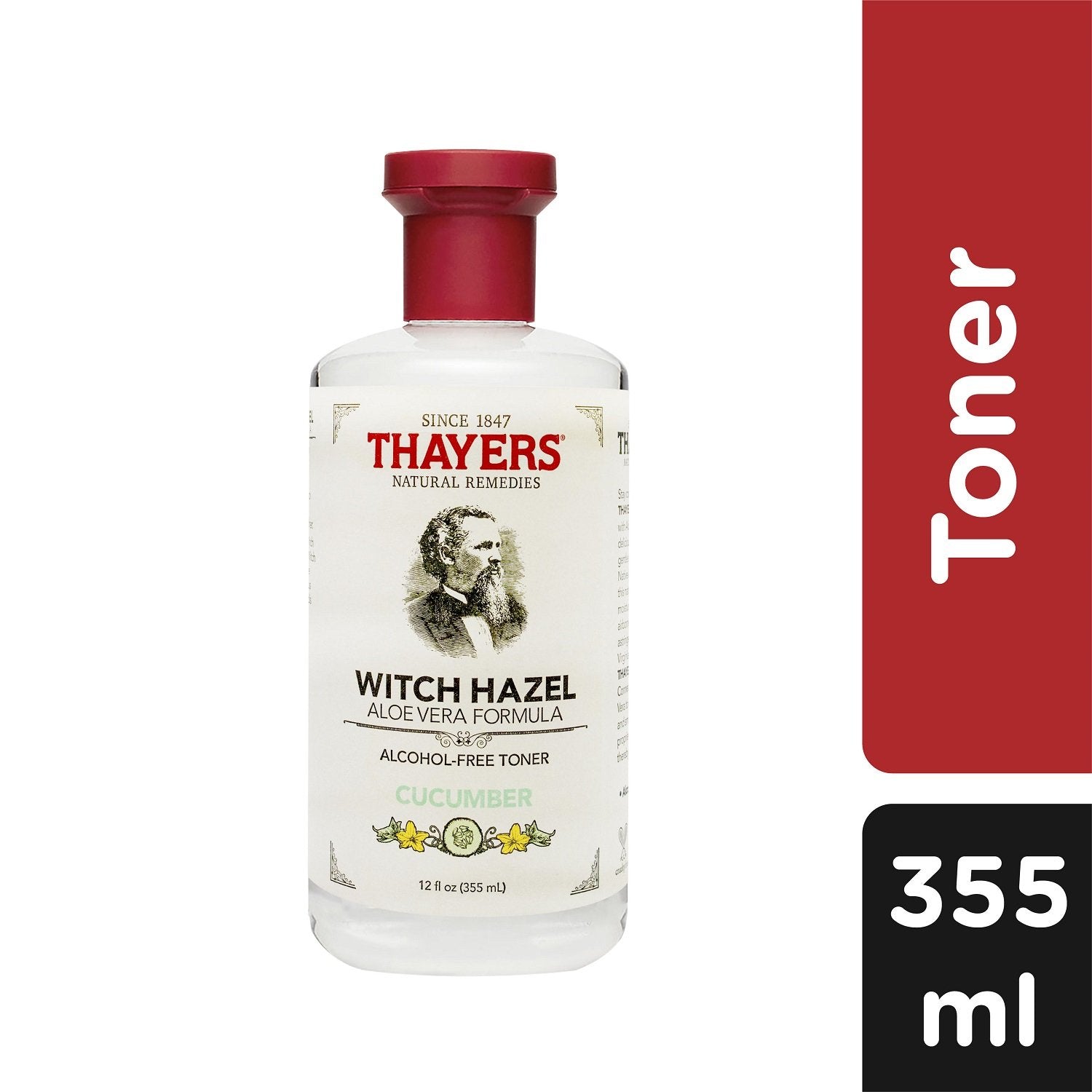 Thayers Witch Hazel Aloe Vera Formula Cucumber Facial Toner 355Ml